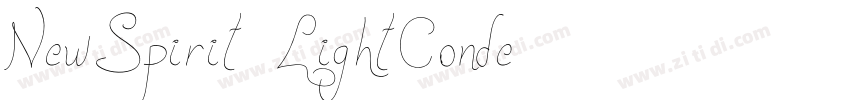 NewSpirit LightConde字体转换